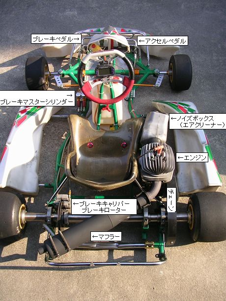 日本製特価レーシングカート　エンジン パーツ